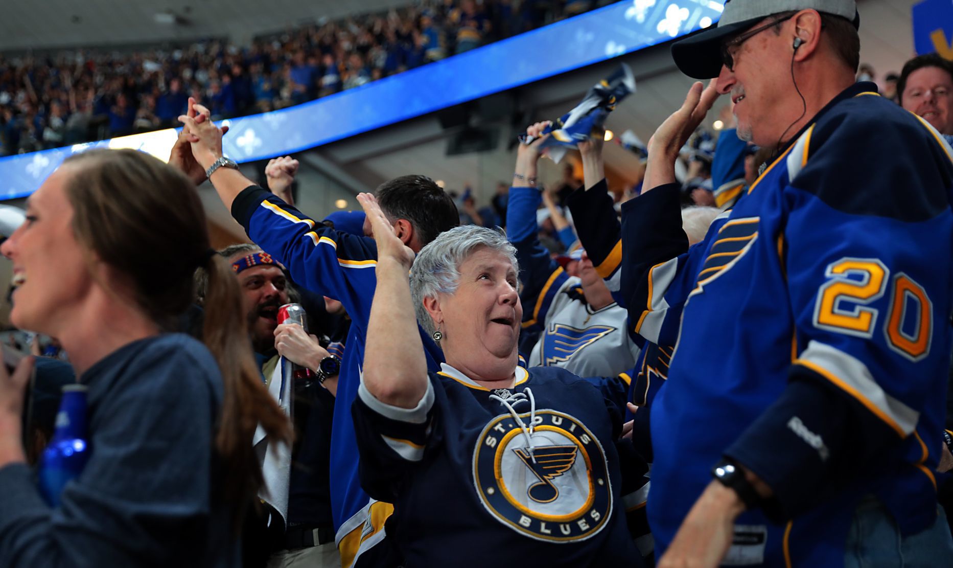 Blues, Stars in deciding Game 7